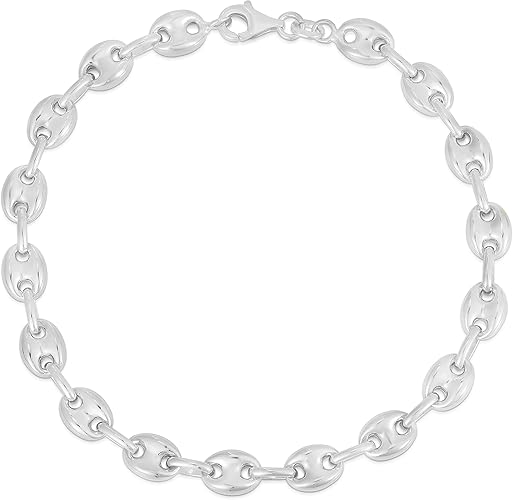 Puff Marina .925 Sterling Silver Chain Bracelet