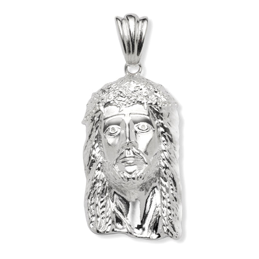 Jesus Head 925 Sterling Silver pendant