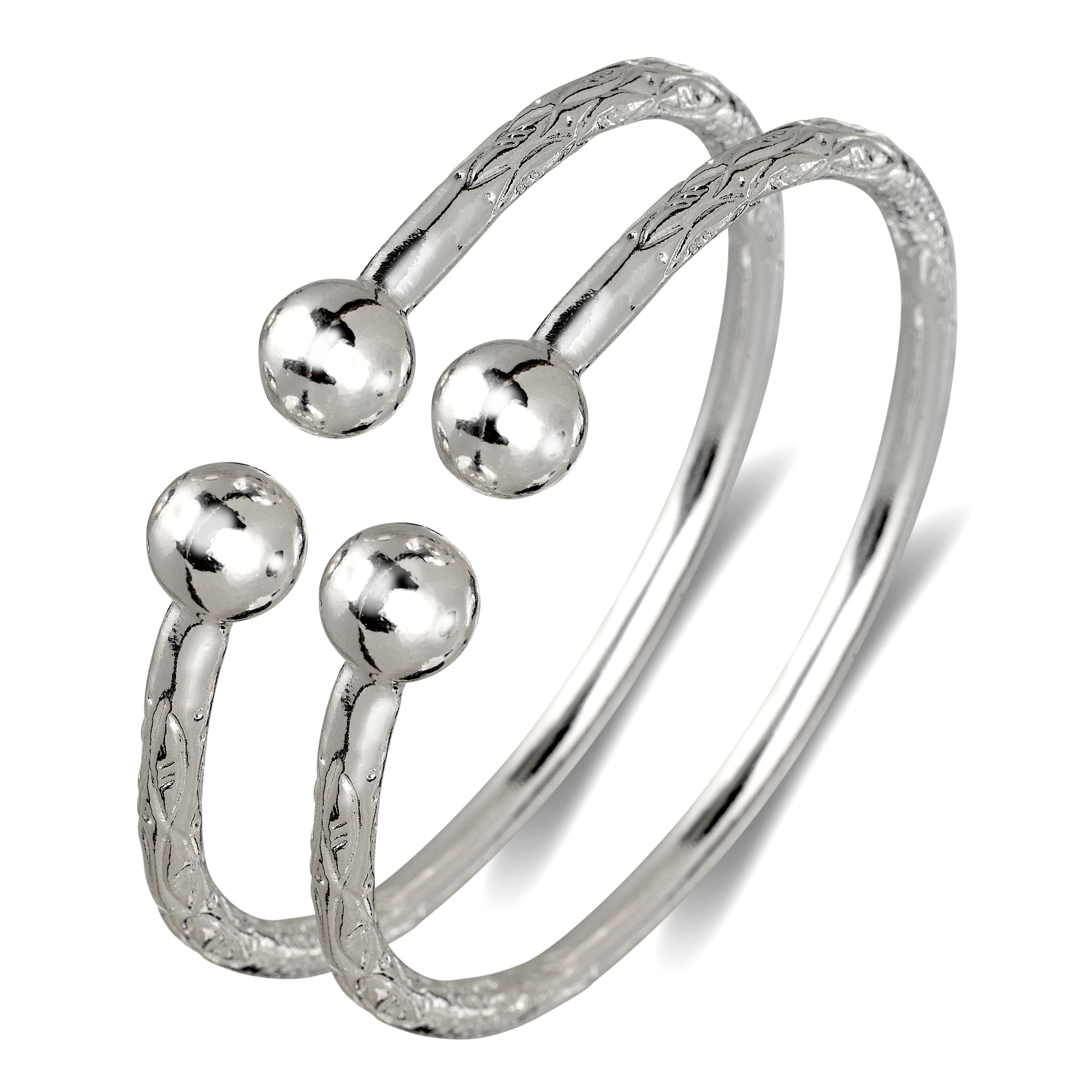 Baby silver bangles with shops price